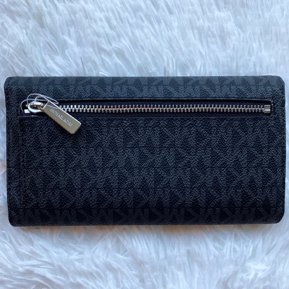 NWT Michael Kors Jet Set Travel Lg Trifold Wallet - Picture 2 of 4